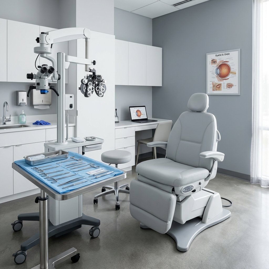 Consultorio de cirugía de párpados — blefaroplastia